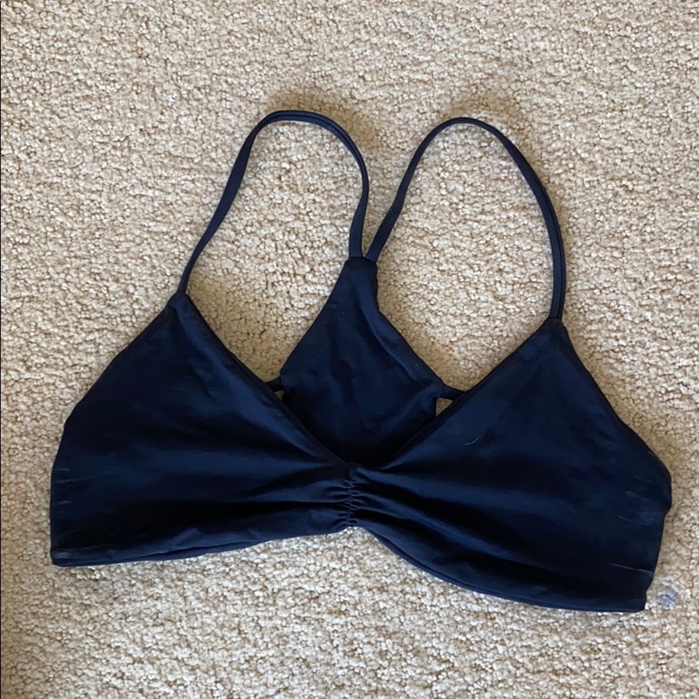 L Space Black Swim Top